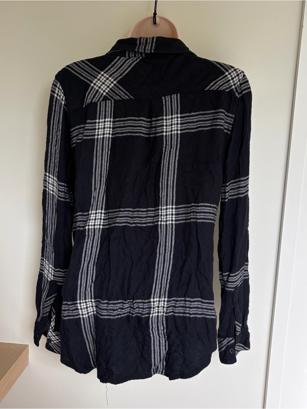 Rails Navy & White Plaid Flannel - Picture 2 of 3